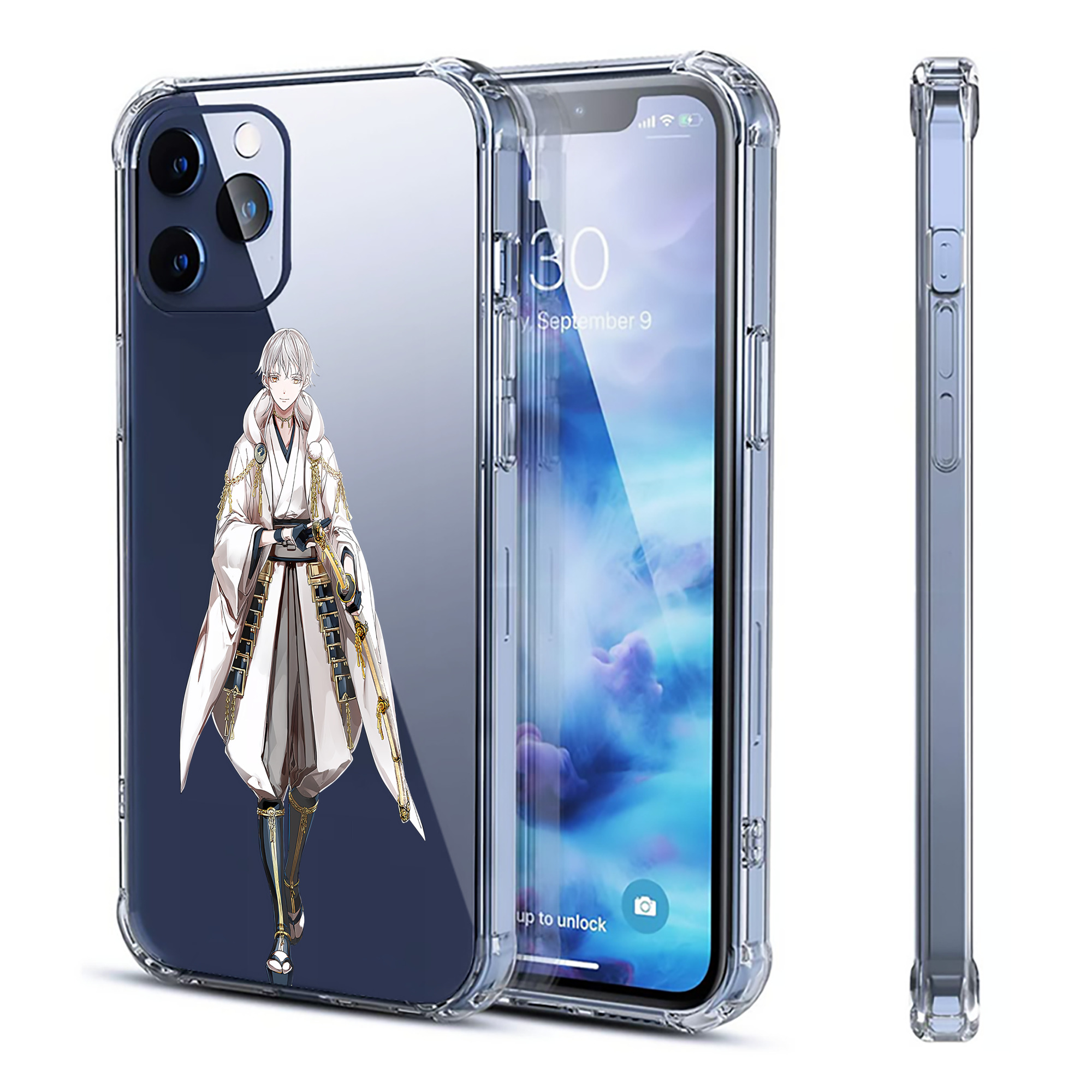 （画像用） 刀剣乱舞 Touken Ranbu 【iPhone 12シリーズ対応】透明スマホケース（クリアソフトケース）
